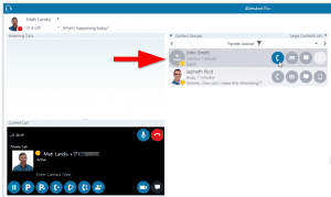 Transfer Advisor Skype for Business Attendant Console