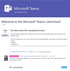 Microsoft Teams Attendant Console